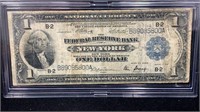 National Currency: 1918 $1 New York Large