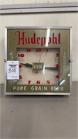 308. Hudepohl Pure Grain Beer Clock