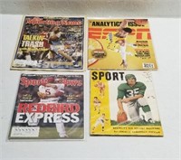 Lot of 4 Sports Magazines