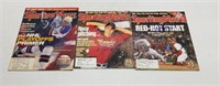 3 Autgraphed Sporting News Magazines