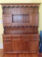 CHINA CABINET 79" T X 61" W - EXCELLENT CONDITION