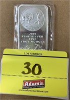 SILVER TOWNE, 5 TROY OUNCE BAR