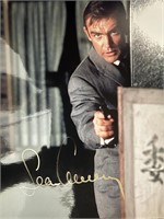 James Bond Sean Connery signed movie photo