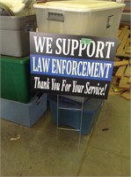 Support law-enforcement sign