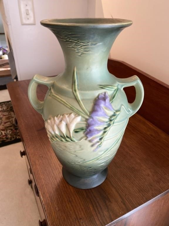 Roseville vase has been repaired one 27–12