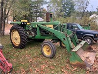 John Deere 720 diesel Tractor, runs