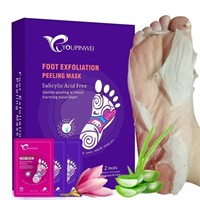 2X Foot Peel Mask 2+1 Packs with Hydrating Feet...