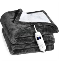 ($129) Heated Blanket, Machine Washable