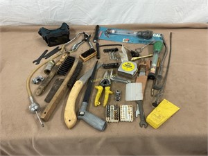 Misc tools, cutting, mechanics stethoscope, bits