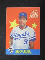 1986 FLEER GEORGE BRETT FLEER ALL STAR TEAM