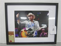 FRAMED TOBY KEITH PHOTO-SIGN,CERT