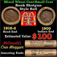 Small Cent Mixed Roll Orig Brandt McDonalds Wrappe