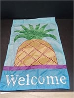 Outdoor Pineapple Welcome Flag