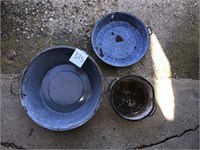 Vintage Enamelware Pans