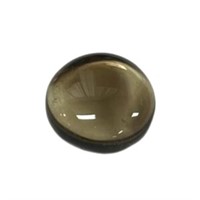 Genuine 5.28 Ct Round Cabochon Smoky Quartz