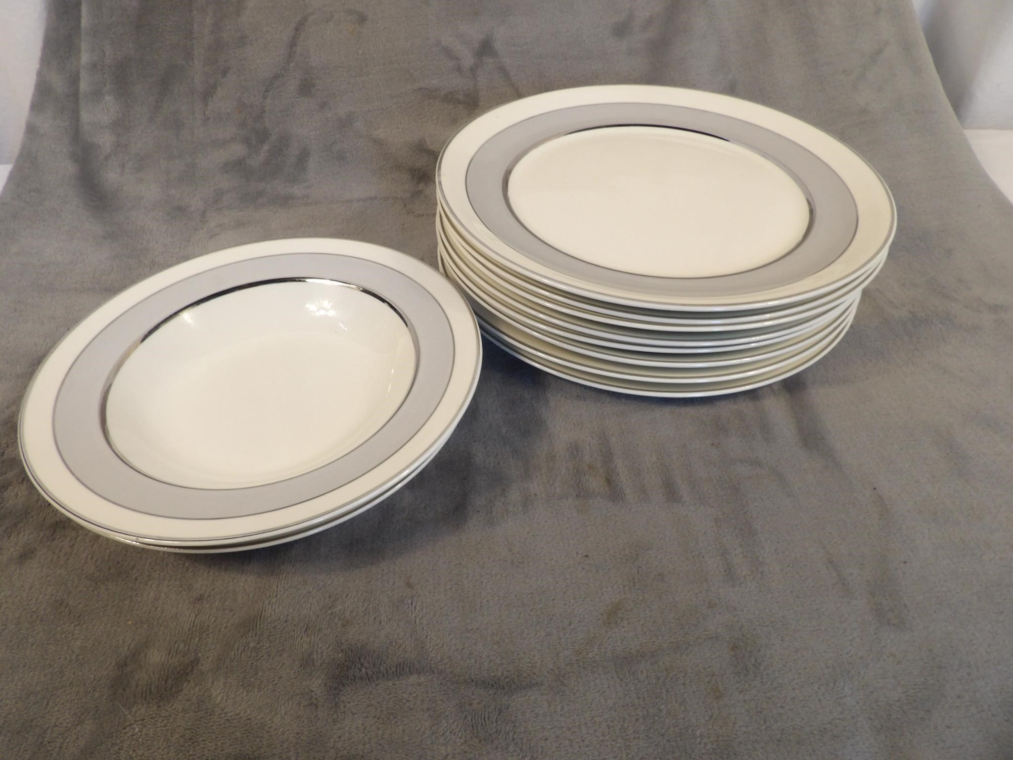 Popegosser China Silver Dawn Dishes