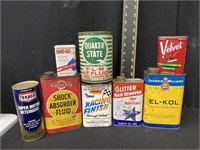 Lot of Vintage Advertising Cans