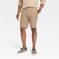 Men's Every Wear 9" Slim Fit Flat Front Chino