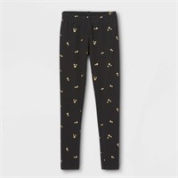 Girls' Mini Gold Star Leggings - Cat & Jack Black