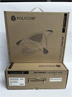 Lot of 2 Polycom Soundstation 2 Conference Phones