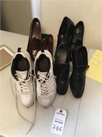 4 pairs men's shoes; size 10 (tennis shoes;