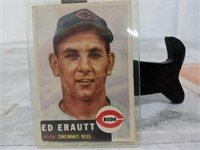 1953 Topps Baseball Card #226 Ed Erautt