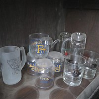 Pitt Panther & Asst Beverage Glasses
