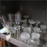 Assorted Barware Glasses