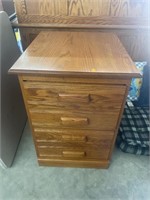 Tom Seely Oak File cabinet