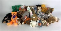 Assortment of Ty Beanie Babies