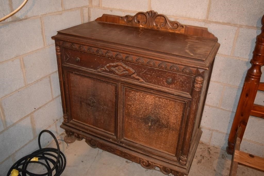 Antique Dresser & Cabinet