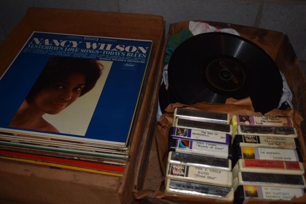 Records & 8 Track Tapes