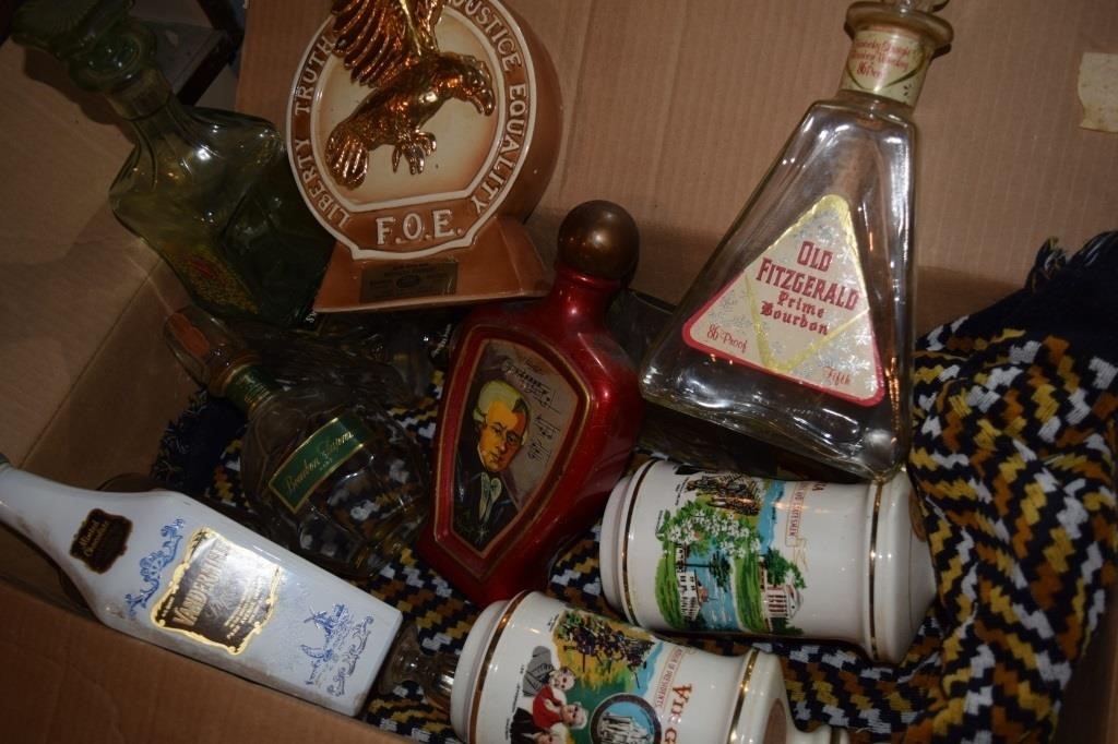 Old Bourbon Bottles
