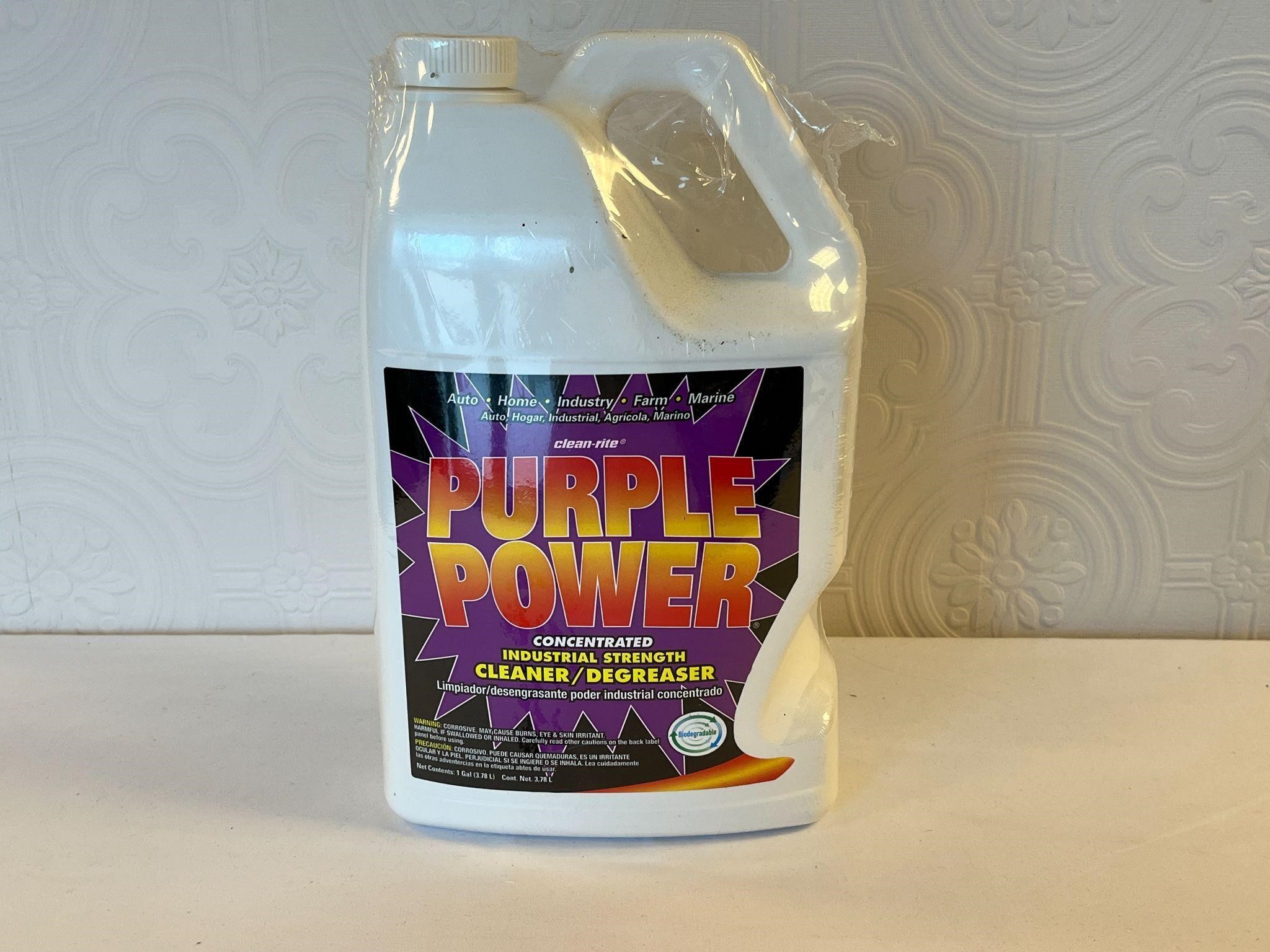1 New Bottle of Purple Power Cleaner