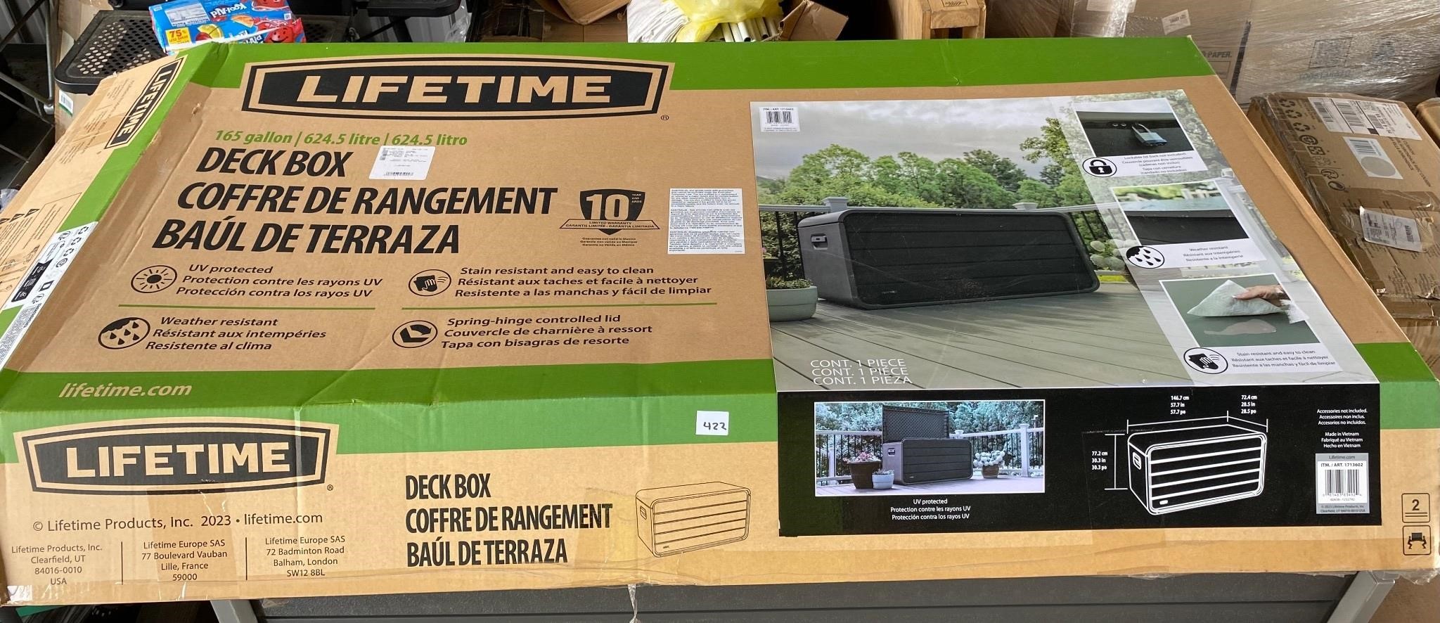 Lifetime 165Gal Deck Box