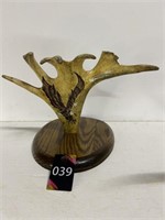Walnut Based Painted Antler 8"x9"x8"H