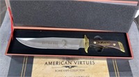 American virtues, knife