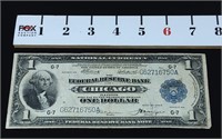 1914 Federal Reserve Chicago $1.00 (Large Bill)