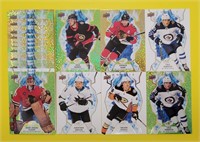 2021-22 UD Ice Rookies & Parallels - Lot of 23
