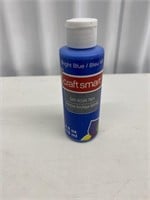 Craft Smart Satin Acrylic Paint Bright Blue