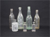 7 Antique Bottles Dug at George Corey House Site