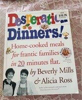 Desperate Dinners. Softcover 382pgs