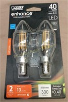Feit Electric 40W Light Bulbs B10/E12