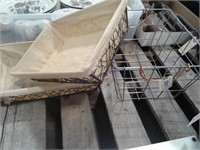 Wire decorative baskets