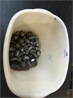 Lot of Old Lugnuts