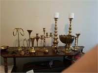 Collection of 14 very nice brass pieces