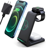 Wireless Charging Station,3 in 1 Fast Charging Sta