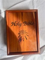 Wooden Bible box