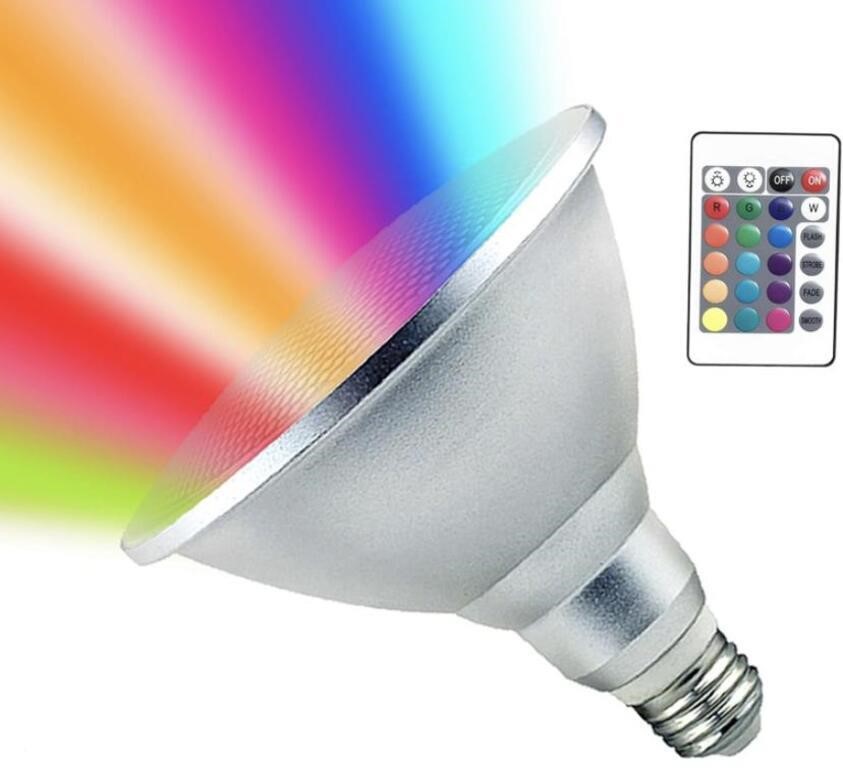 PAR38 LED BULB,30W RGB+NATURE WHITE LED SPOTLIGHT