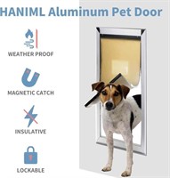New Weatherproof Aluminum Dog Door